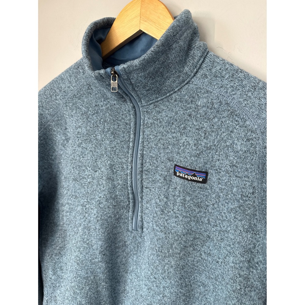 Patagonia Better Sweater 1/4 Zip Pullover Blue Heather STY25618 Mens Large